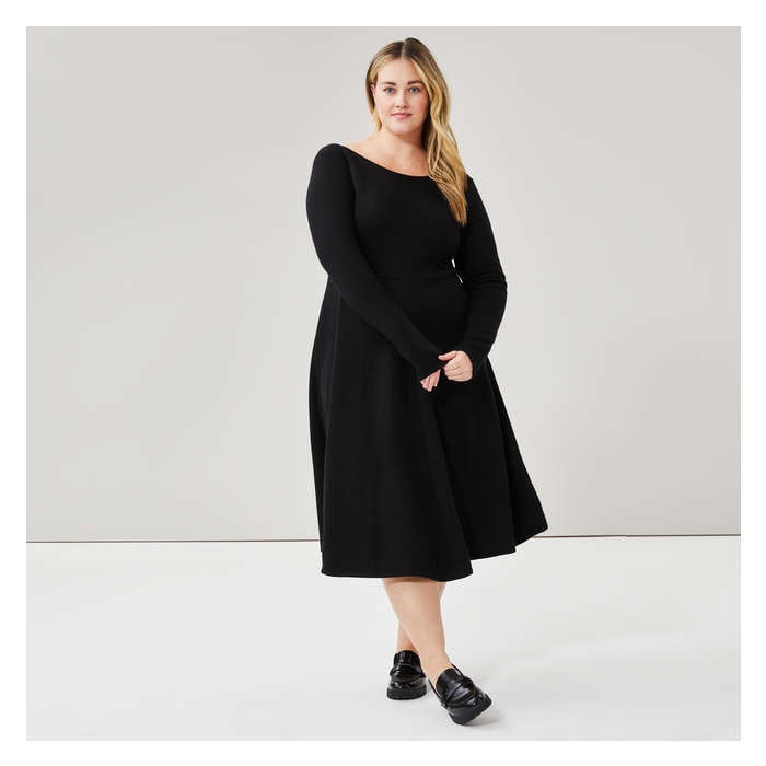 Women+ Knit Midi Dress